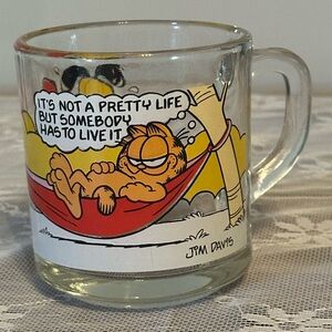 1978 McDonald’s Garfield Glass Mug